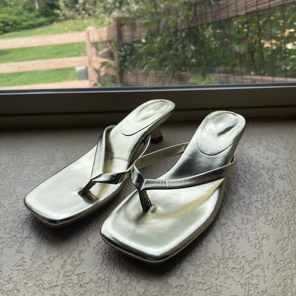 Women’s SHEIN Gold Heeled Sandals